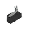MK V11D47, MICRO SWITCH PALANCA CORTA C/ ROLDANA UNIDIRECCIONAL TERMOPLASTICA, ACCION DIRECTA, 1NA+1NC, 5A 250VAC, NEGRO, IP40