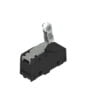 MK V11F47, MICRO SWITCH PALANCA CORTA C/ ROLDANA UNIDIRECCIONAL PLASTICA, 1NA+1NC, 5A 250VAC, NEGRO, IP40