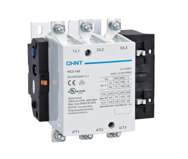 NC2 150A 220V 50 60HZ. CONTACTOR 150A-malvinas.pe