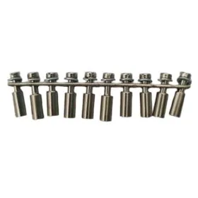 PASL05/10, PUENTE ESLABON 10 POLOS P/ BORNERA 2.5MM2