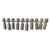 PASL05/10, PUENTE ESLABON 10 POLOS P/ BORNERA 2.5MM2