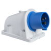 PKE16W423, ENCHUFE INDUSTRIAL ADOSABLE 16A 2P+T 250VAC, COLOR AZUL, IP44