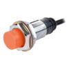 PR18-8AC, SENSOR INDUCTIVO NO RASANTE M18, ALC. 8MM, NC, 2 HILOS, 100-240VAC, CABLE 2MT, IP67