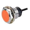 PR30-10DP, SENSOR INDUCTIVO RASANTE M30, ALC. 10MM, PNP NA, 3 HILOS, 12-24VDC, CABLE 2MT, IP67