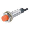 PRL12-4DP, SENSOR INDUCTIVO NO RASANTE M12, ALC. 4MM, PNP NA, 3 HILOS, 12-24VDC, CUERPO LARGO, CABLE 2MT, IP67