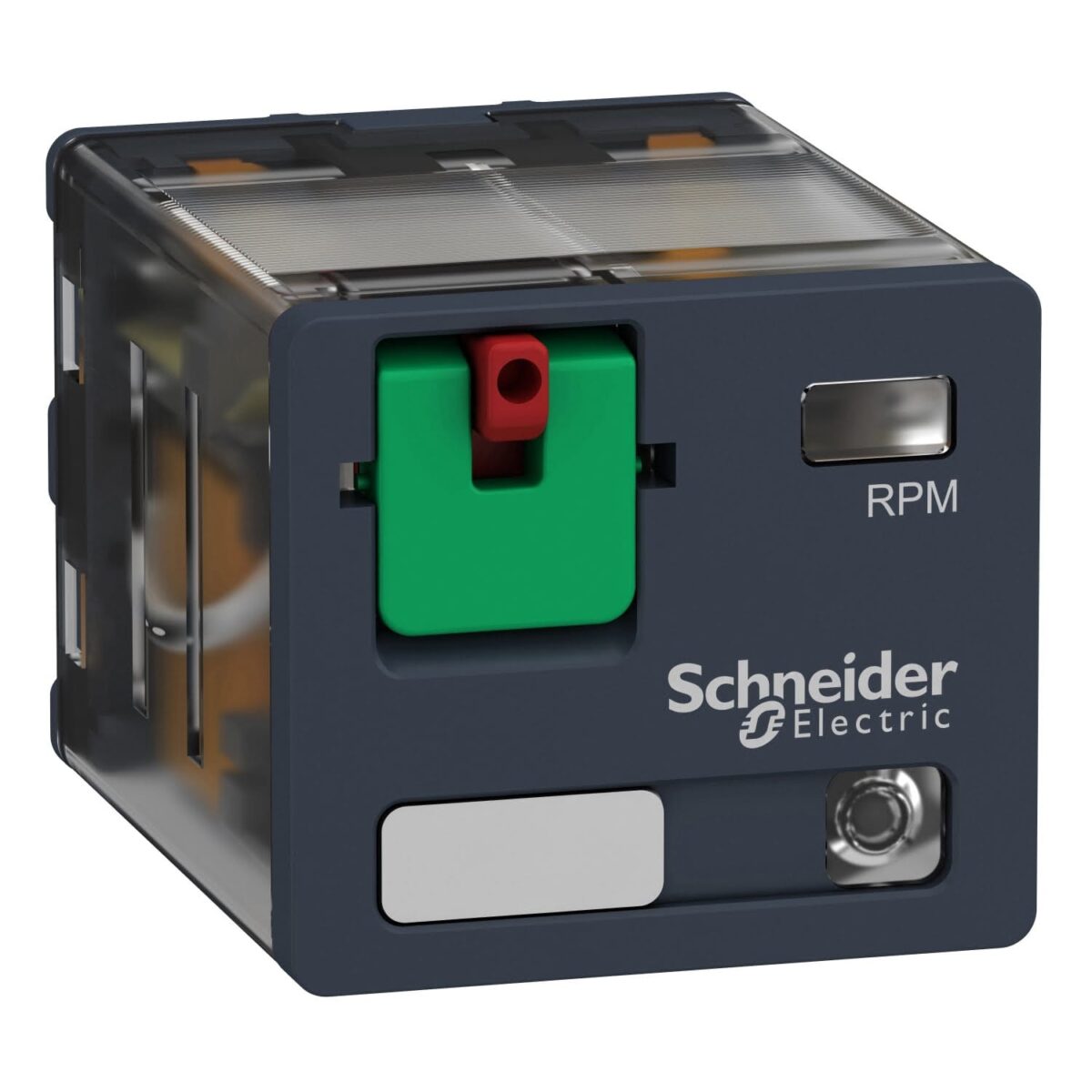 RPM32P7, RELE DE POTENCIA ENCHUFABLE 11 PINES, 3NA/NC 15A BOB. 230VAC, C/ BOTON TEST, LED