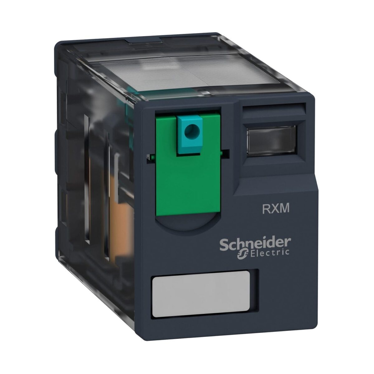 RXM2AB1BD, MINI RELE ENCHUFABLE ZELIO 8 PINES, 2NA/NC 12A BOB. 24VDC, C/ BOTON TEST