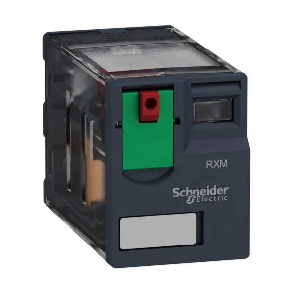 RXM4AB1P7, MINI RELE ENCHUFABLE ZELIO 14 PINES, 4NA/NC 6A BOB. 230VAC, C/ BOTON TEST