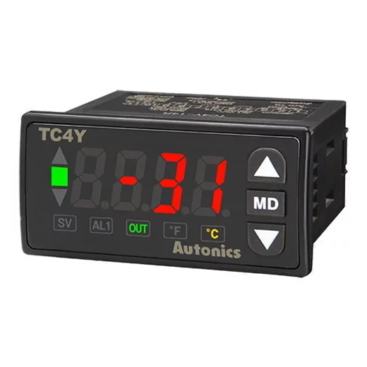 TC4Y-N4N, INDICADOR DE TEMPERATURA DIGITAL HORIZ. 72X36MM, 4DIG, 100-240VAC
