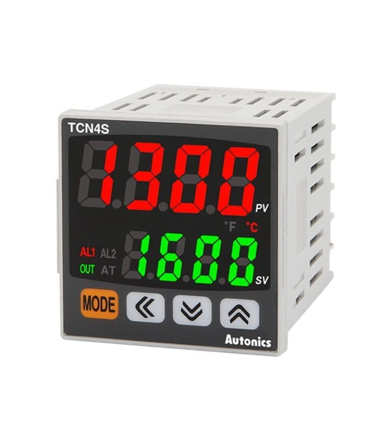 TCN4S-24R, CONTROLADOR DE TEMPERATURA DIGITAL 48X48MM, 2 DISPLAY, 4DIG, OUT: RELE/SSR, 2 ALARMAS, 100-240VAC