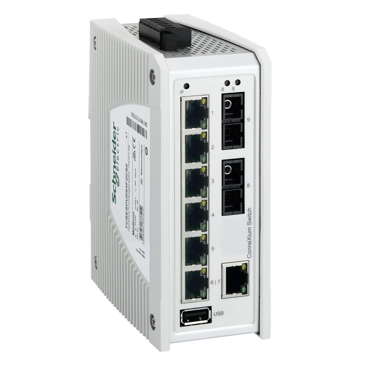 TCSESPU093F2CS0, SWITCH NO ADMINISTRABLE, 7TX/ 2FX-SINGLE MODE
