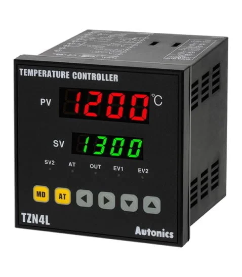 TZN4L-A4R, CONTROLADOR DE TEMPERATURA DIGITAL 96X96MM, 2 DISPLAY, 4DIG, OUT: RELE, 2 ALARMAS, TRANSMISION (4-20MA), 100-240VAC