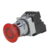 US2:52PR8ERA, PULSADOR METALICO PARADA DE EMERGENCIA LUMINOSO – BULBO, PULSAR Y GIRAR, 1NA/1NC DIAM. 30.5MM, 120VAC/DC, IP66