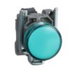 XB4BVG3, PILOTO VERDE LUMINOSO LED 110/120VAC, DIAM. 22MM, MAT. METALICO, IP67