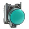 XB4BVM3, PILOTO VERDE LUMINOSO LED 220VAC, DIAM. 22MM, MAT. METALICO