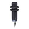 XS4P18MA230, SENSOR INDUCTIVO RASANTE PLASTICO M18, ALC. 8MM, RELE NA, 2 HILOS, 24-240VAC/VDC, CABLE 2MT, IP68