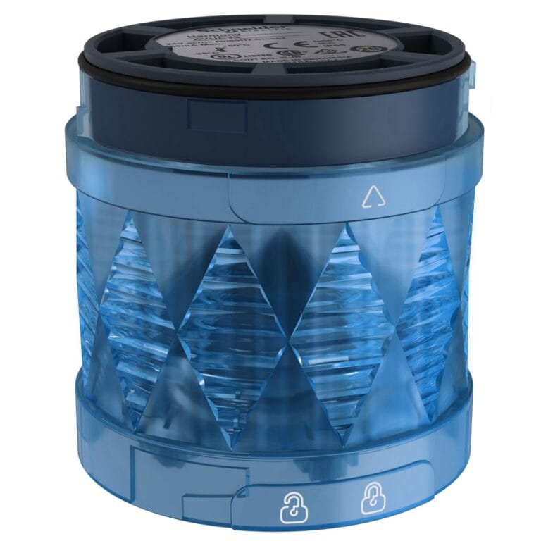 XVUC26, LAMPARA LED PERMANENTE AZUL, DIAM. 60MM, 24VAC/DC