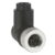 XZCC12FCM40B, CONECTOR ACODADO HEMBRA M12, 4 PINES, ROSCA METALICO