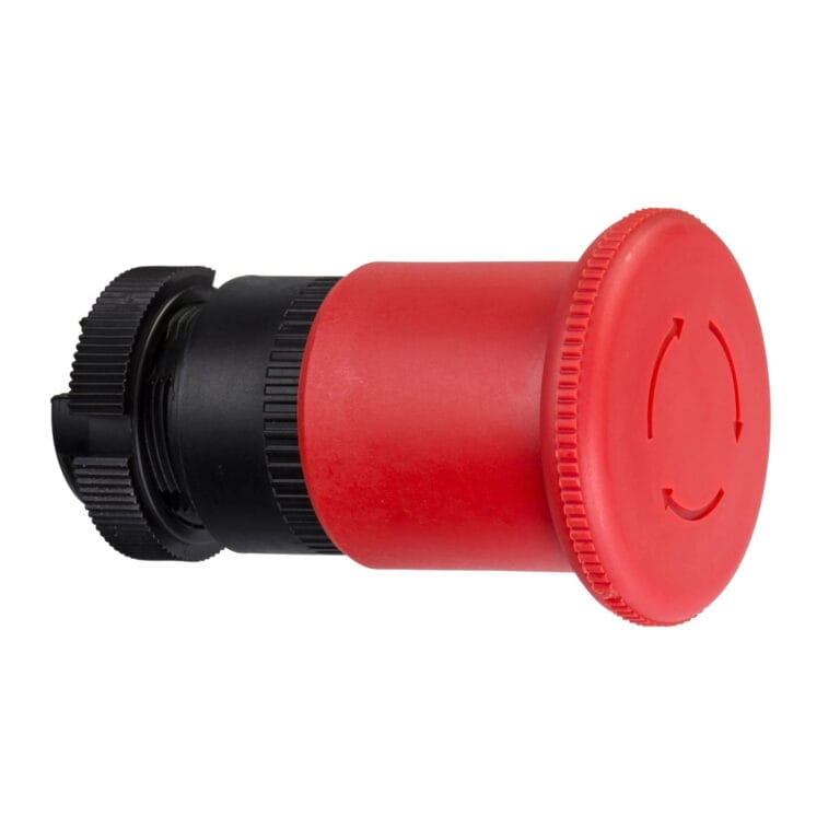 ZA2BS844, CABEZAL DE PULSADOR DE EMERGENCIA TIPO HONGO DIAM. 40MM, DESBLOQUEO POR GIRO