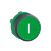 ZB5AA331, CABEZAL P/ PULSADOR RASANTE PLASTICO VERDE, DIAM. 22MM