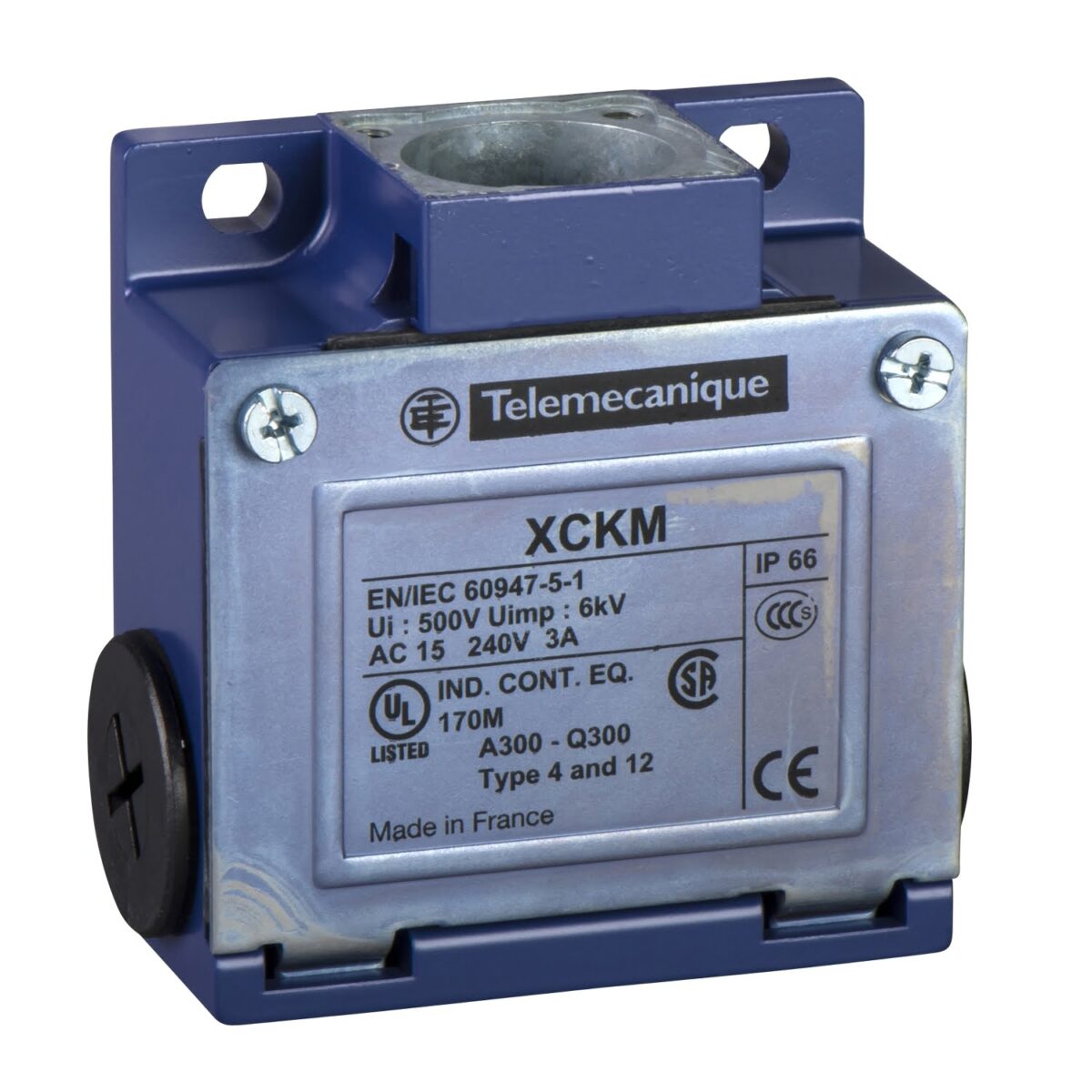 ZCKM1, CUERPO DE FINAL DE CARRERA METALICO, 1NA+1NC, 3 PG11, P/ XCKM