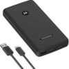 CARGADOR PORTATIL MOTOROLA 10000mAh TURBO POWER PACK CON USB-C