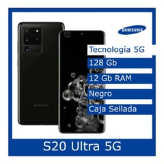 Samsung galaxy s20 ultra 5g 128gb rom 12gb ram – Caja Sellada