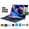 Laptop Asus ZenBook Pro Duo 15 UX582LR, Core i9-10980HK 2.4 GHz, RAM 32GB, SSD 1TB, Video 8GB NVIDIA RTX 3070, OLED 15.6” UHD 4K Touch + ScreenPad Plus 14”, Windows 11 Pro