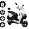 Moto Eléctrica Scooter Autonomía 80-90km Yw06 Blanco Ebiker