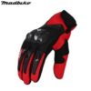 Guante De Moto Rojo Talla M