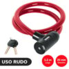 Candado Cadena Para Bicicleta, Moto Con Llave 20 Mm Hermex