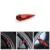Tapa De Válvula Tuning Bala Para Llantas Universal Rojo