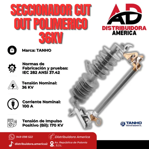 5.SECCIONADOR CUT OUT POLIMERICO 36KV-malvinas.pe