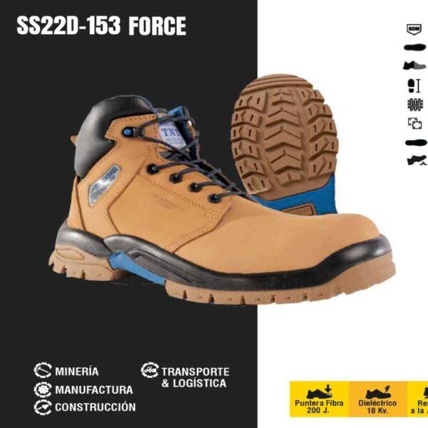 Zapato de seguridad FORCE – SS22D-153