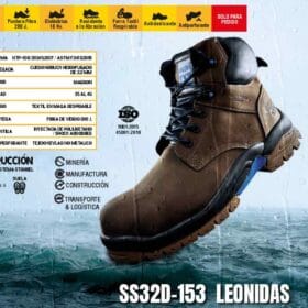 Zapato de seguridad LEONIDAS – SS32D-153