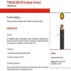Cable Thw-90 Plus 450/750V 8 Awg Indeco – Negro – 1001303075