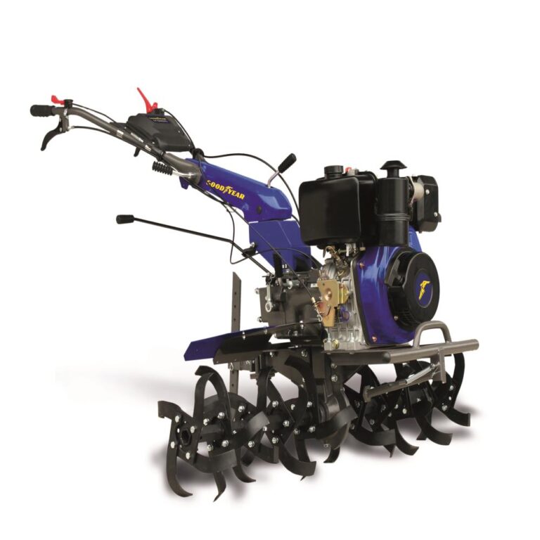 MOTOCULTOR GOODYEAR GY 6200DTL 10HP DIESEL, 4 VELOCIDADES 4+2 ATRÁS