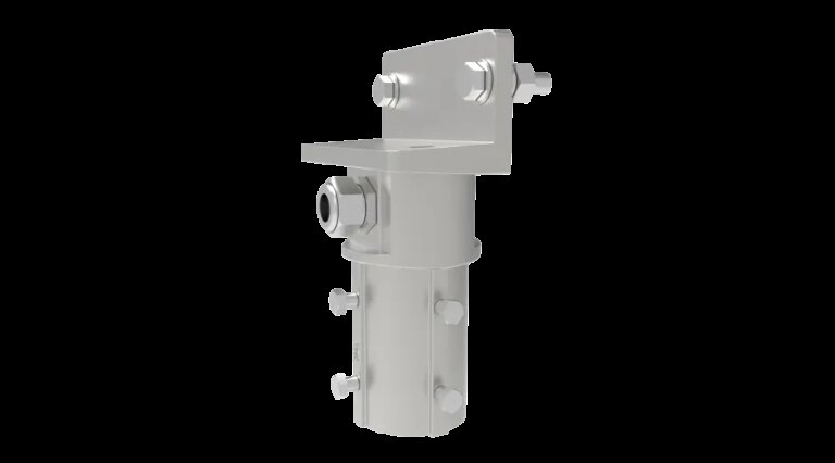 12201331 – ADAPTADOR P/REFLECTOR MONTAJE A POSTE ACERO C/HUB Ø1 UL