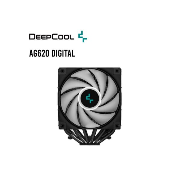 COOLER PARA PROCESADOR DEEPCOOL AG620 DIGITAL BK (R-AG620-BKADMN-G-2) ARGB