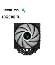 COOLER PARA PROCESADOR DEEPCOOL AG620 DIGITAL BK (R-AG620-BKADMN-G-2) ARGB