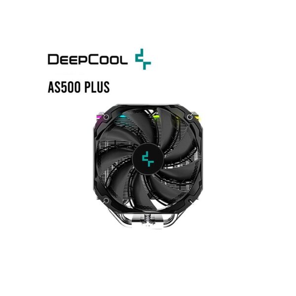 COOLER PARA PROCESADOR DEEPCOOL AS500 PLUS (R-AS500-BKNLMP-G) 140MM DUAL FAN