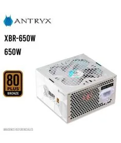FUENTE DE PODER ANTRYX 650W WHITE ( XBR-650W ) 80 PLUS BRONZE