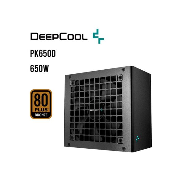 FUENTE DE PODER DEEPCOOL 650W PK650D ( R-PK650D-FA0B-US ) 80PLUS BRONZE