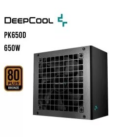 FUENTE DE PODER DEEPCOOL 650W PK650D ( R-PK650D-FA0B-US ) 80PLUS BRONZE