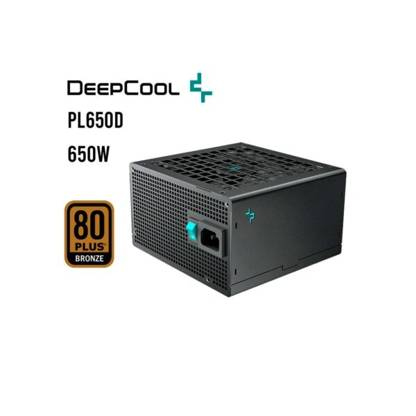 FUENTE DE PODER DEEPCOOL 650W PL650D ( R-PL650D-FC0B-US-V2 ) 80 PLUS BRONZE