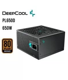 FUENTE DE PODER DEEPCOOL 650W PL650D ( R-PL650D-FC0B-US-V2 ) 80 PLUS BRONZE