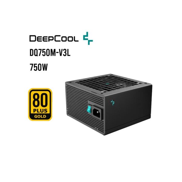 FUENTE DE PODER DEEPCOOL 750W DQ750M-V3L ( R-DQ750M-FB0B-US ) 80PLUS GOLD | FULL MODULAR