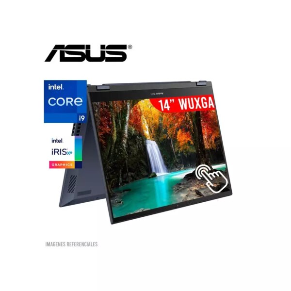 LAPTOP ASUS VIVOBOOK S 14 FLIP 2 -EN-1 TP3402VA-LZ321W I9-13900H 16GB 1TB SSD 14 WUXGA…