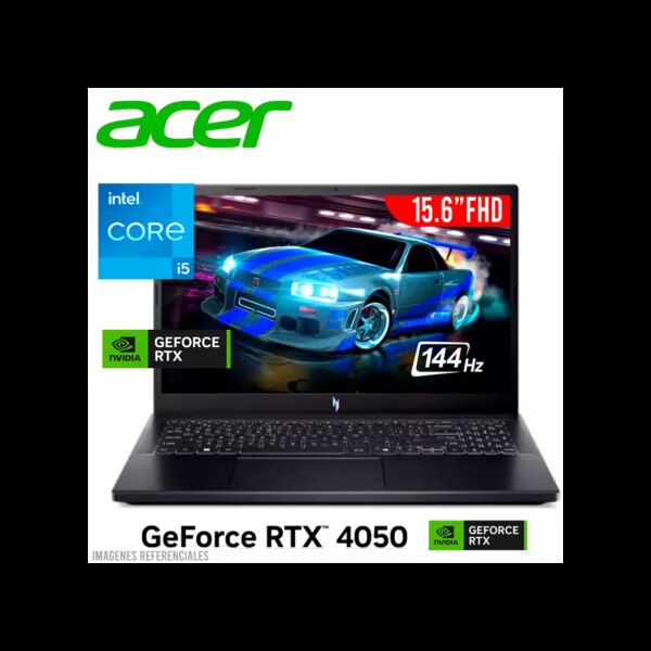 LAPTOP GAMER ACER NITRO V 15 ANV15-51-51H9 I5-13420H 8GB 512GB SSD T. VIDEO RTX 4050…