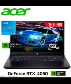 LAPTOP GAMER ACER NITRO V 15 ANV15-51-51H9 I5-13420H 8GB 512GB SSD T. VIDEO RTX 4050…